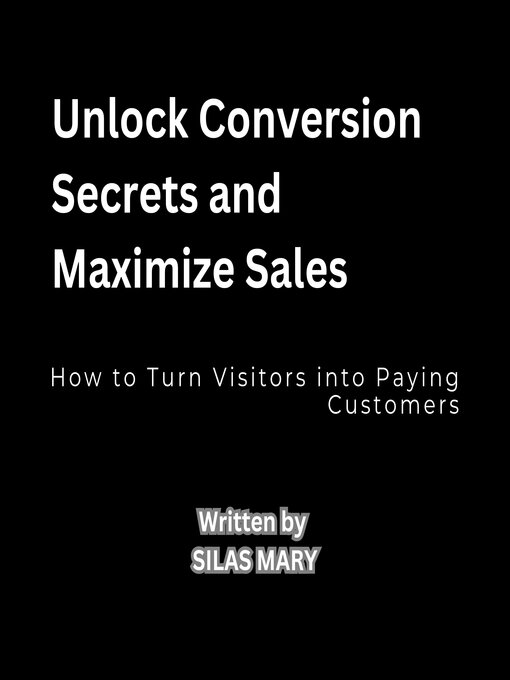 Cover image for Unlock Conversion Secrets and Maximize Sales